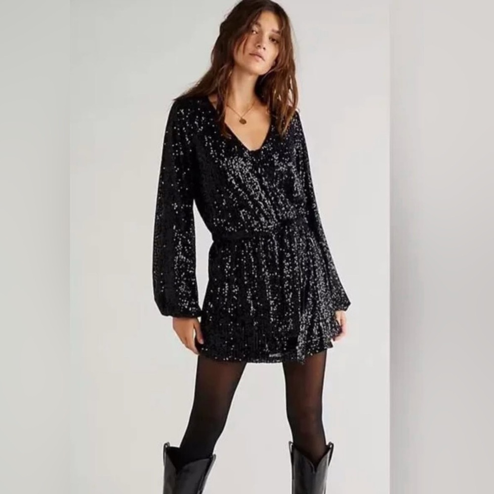 Free People Sequin Romper - Small